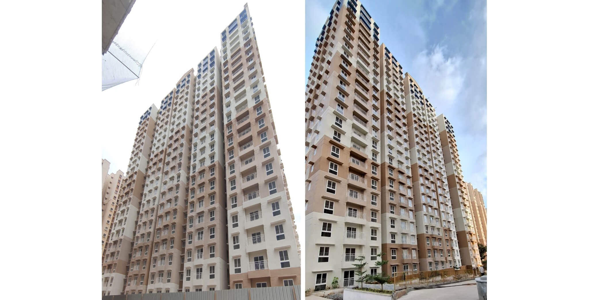 East, South and West wing External Painting works completed - Status Images 4