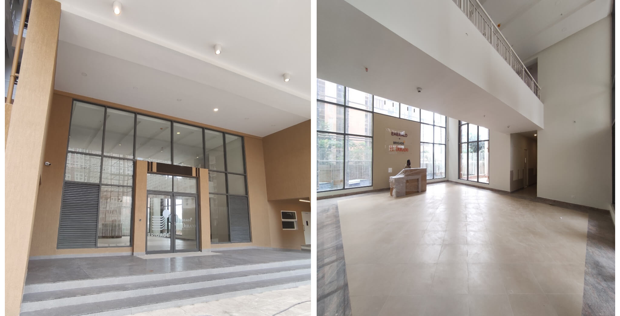 Ground floor triple height entrance and reception area - Status Images 8