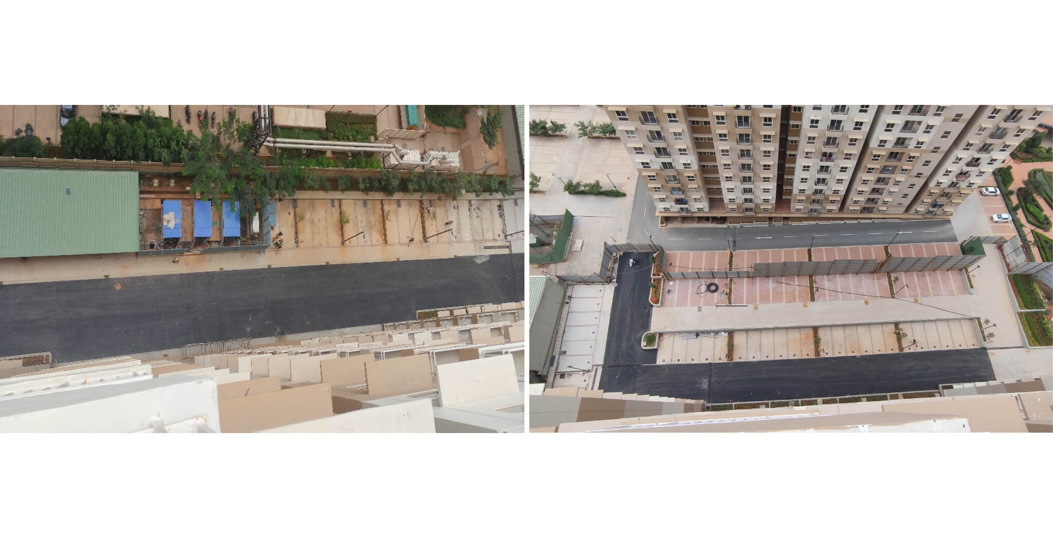 South & west face road and car parking area works completed - Status Images 10