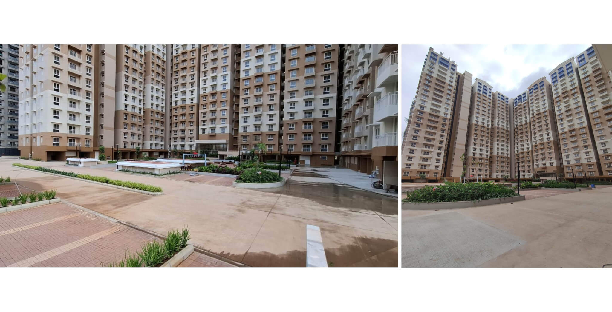 Podium Central Courtyard Area Hardscape and Softscape work completed - Status Images 12